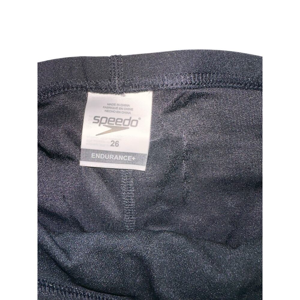 Speedo Endurance+ Jammer Swim Shorts Youth 26 Black NWT Competitive Swim - Picture 4 of 6